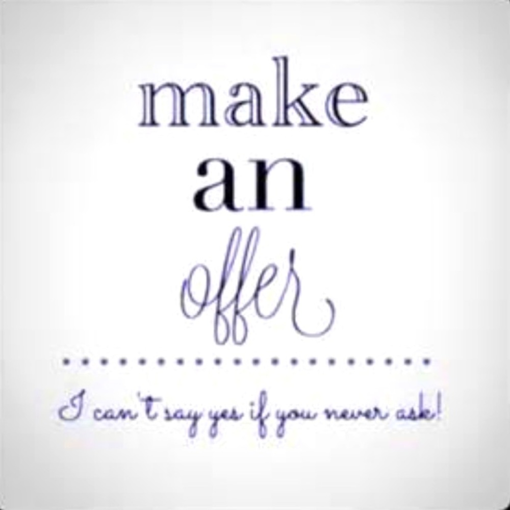 Make me your best offer! (: